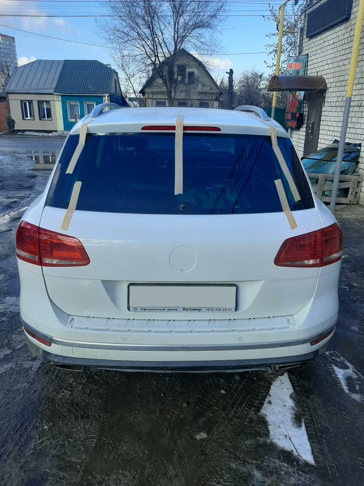 Фотография авто после замены заднего стекла